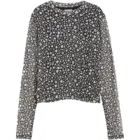 s.Oliver T-Shirt gris / noir / blanc