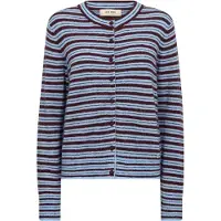 Mos Mosh Cardigan bleu clair / noir