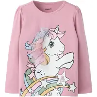 Name it T-Shirt 'NMFJOLLA' menthe / mauve / rose / blanc