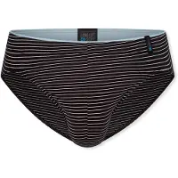 Schiesser Slip ' Long Life Soft ' gris / noir