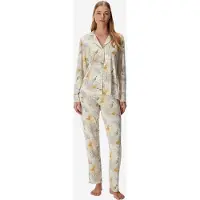 Goldenbay Pyjama 'Tulipa' crème / jaune / vert