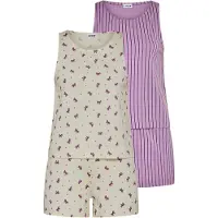 LASCANA Shorty beige / violet / noir