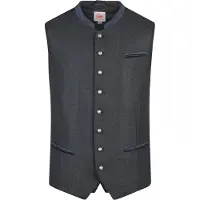 Spieth & Wensky Gilet folklorique 'Kai' bleu