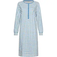 Pastunette Chemise de nuit 'Blue Cottage' bleu / blanc cassé