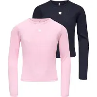 ONLY GIRLS T-Shirt 'KOGELVA JUNE' rose / noir