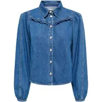 ONLY Chemisier 'ONLUMA' bleu denim