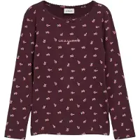 s.Oliver T-Shirt vert gazon / rose ancienne / bordeaux