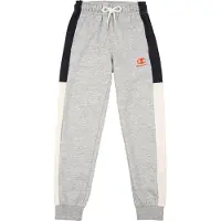 Champion Pantalon gris clair / rouge cerise / noir / blanc