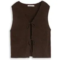 Tom Tailor DENIM Gilet brun foncé