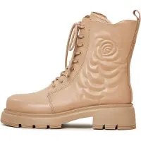 CESARE GASPARI Bottines à lacets beige