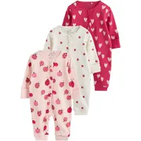 Next Pyjama rose / pourpre / blanc