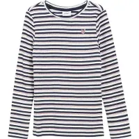 s.Oliver T-Shirt bleu marine / rose / blanc