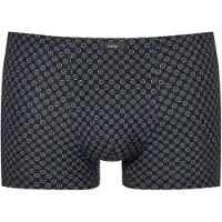 Mey Boxers ' White Squares ' bleu marine / gris foncé