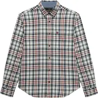 Superdry Chemise bleu foncé / orange / rouge carmin / blanc