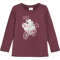 s.Oliver T-Shirt bleu clair / jaune clair / bordeaux