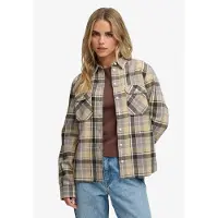 Superdry Femme Chemise à Carreaux Lumberjack en Flanelle Brown Taille: 44