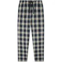 Schiesser Pantalon de pyjama ' Mix Relax ' bleu foncé / curry / gris chiné