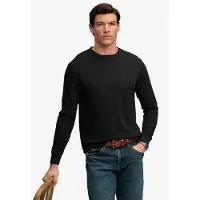 Superdry Homme Haut Gaufré Slub Classique Dark Grey Taille: L
