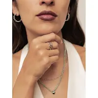 Hey Happiness Bague 'Bubble Twist' argent