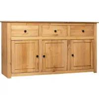 vidaXL Buffet 135 x 40 x 80 cm Pin massif de Panama