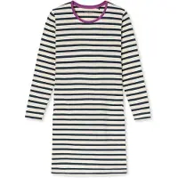 Schiesser Chemise de nuit ' Casual Essentials ' crème / bleu