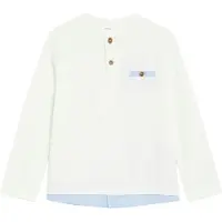 s.Oliver T-Shirt bleu clair / blanc