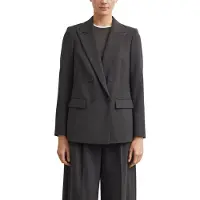 Comma Blazer brun foncé