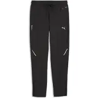 Puma Pantalon de sport noir / blanc