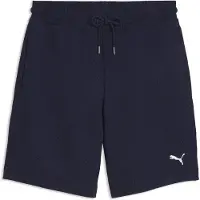 Puma Pantalon de sport 'Essentials Elevated' bleu marine / blanc