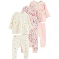 Next Pyjama beige clair / vert pastel / magenta / rose ancienne