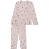 Schiesser Pyjama taupe / rose
