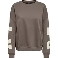 ONLY Sweat-shirt écru / gris