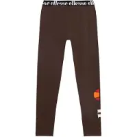 Ellesse Leggings 'Fabi 2' brun foncé / orange / rouge sang / blanc