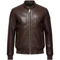 OMBRE Veste mi-saison brun foncé
