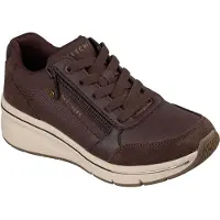 SKECHERS Baskets basses 'BILLION FLEX - LUXE UP' marron