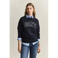 Gant Sweat-shirt bleu foncé / blanc