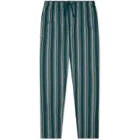 Schiesser Pantalon de pyjama ' Mix Relax ' gris / pétrole / vert foncé