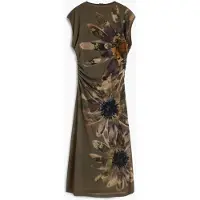 Desigual Robe marron / rose
