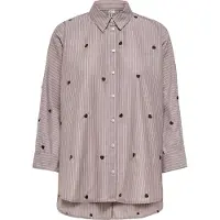 ONLY Chemisier 'ONLNew Lina Grace' marron / noir / blanc