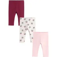 Cool Club Leggings rose / rouge / blanc