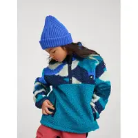 Reima Veste en polaire 'Muhku' bleu marine / bleu roi / bleu clair / blanc