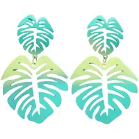Avant Garde Boucles d'oreilles 'Hedwigra' vert