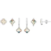U.S. POLO ASSN. Boucles d'oreilles 'Roxanne' argent