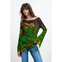 Desigual T-shirt 'C. Lacroix' vert / mélange de couleurs