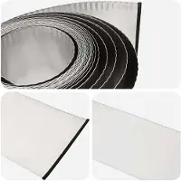 vidaXL Bordure de jardin, 10 m x 20 cm, acier galvanisé, argenté