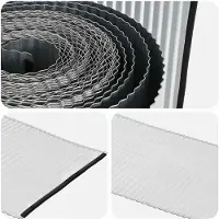 vidaXL Bordure de jardin, 10 m x 10 cm, acier galvanisé, argenté