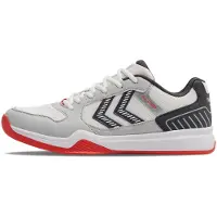 Hummel Chaussure de sport anthracite / gris clair / rouge sang / blanc