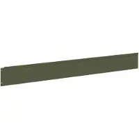 vidaXL Bordure de jardin, 50 pièces, 100 x 12 cm, acier, vert olive