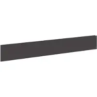 vidaXL Bordure de jardin, 20 pièces, 100 x 15 cm, acier, noir