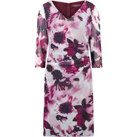 Vera Mont Robe de cocktail crème / bleu marine / rose ancienne / bordeaux